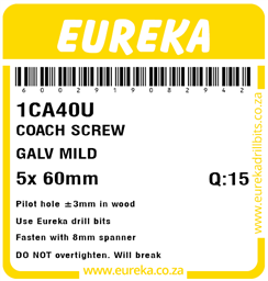 1CA40 - Coach Screw -1CA40_Label_T
